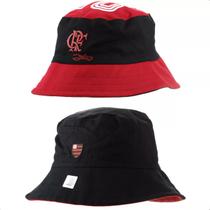 Chapeu Bucket Hat Flamengo Novo Zico 10 Dupla Face Oficial