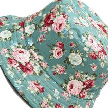 Chapéu Bucket Hat Floral Dupla Face Boné Balde 2 Em 1 Floral - Vitrine Original