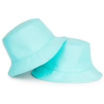 Chapéu Bucket Hat Liso Colorido Unissex Aba Larga Verão