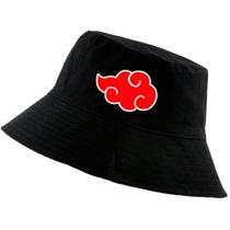 Chapéu Bucket Hat Naruto Akatsuki Nuvem Vermelha - Code Modas