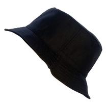 Chapéu Bucket Hat Preto Liso Masculino Feminino, Confortável