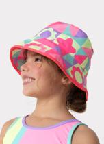 Chapéu Bucket Menina Color Block ROSA Chapéu Bucket Menina Color Block ROSA
