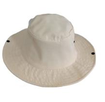 Chapéu Bucket Pescador Cor Bege Para Proteção Solar Com Cordão Modelo Australiano - JL Bonés e Chapéus