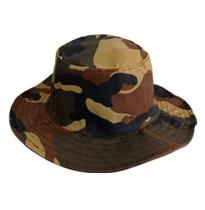 Chapéu Bucket Pescador Marrom Camuflado Para Proteção Solar Modelo Australiano Para Lazer Trabalho - JL Bonés e Chapéus