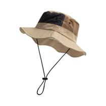Chapéu Bucket Unissex De Secagem Rápida, Anti-UV, Respirável, Com Aba Larga, Proteção Solar Para