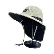 Chapéu Bucket Unissex Impermeável De Secagem Rápida Com Aba Larga E Proteção De Pescoço Em Tela