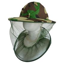 Chapéu c/tela mosquiteiro camuflado anti insetos/pernilongos Chapéu c/tela mosquiteiro camuflado anti insetos/pernilongos