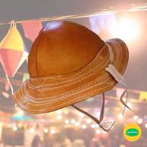 Chapéu Cabana Vaqueiro UNISSEX Festa Junina Vaquejada Aba Média Couro Semirrígido Chapéu Cabana Vaqueiro UNISSEX Festa Junina Vaquejada Aba Média Couro Semirrígido