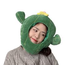 Chapéu Cactus Headpiece Soft Green Plant para cosplay
