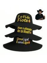 Chapéu Caminhoneiro Cata Ovo Feltro Natanzinho Lima Frases