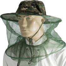 Chapéu Camuflado Digital Com Tela Mosquiteira Proteção Solar Chapéu Camuflado Digital Com Tela Mosquiteira Proteção Solar