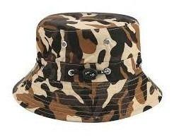 Chapéu Camuflado Unissex Tipo Bucket Hat Acampamento Pesca Chapéu Camuflado Unissex Tipo Bucket Hat Acampamento Pesca