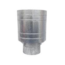 Chapéu Canhão Sputnik P/ Duto 5 Polegadas Galvanizado
