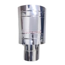 Chapéu Canhão Sputnik Para Duto 12 Polegadas Aço Inox 430 Chapéu Canhão Sputnik Para Duto 12 Polegadas Aço Inox 430