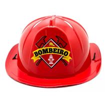 Chapéu Capacete Corpo De Bombeiro Fanstasia Para Festa Vermelho Chapéu Capacete Corpo De Bombeiro Fanstasia Para Festa Vermelho