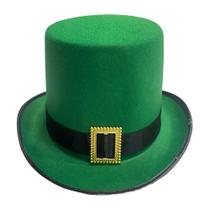Chapéu Cartola Alta Adulto Verde Duende St Patrick Fantasia Chapéu Cartola Alta Adulto Verde Duende St Patrick Fantasia