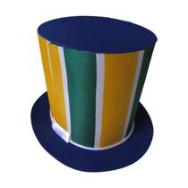 Chapéu Cartola Alta Brasil Torcida Seleção Verde e Amarela Copa do Mundo Carreata 7 de Setembro Festa das Nações Chapéu Cartola Alta Brasil Torcida Seleção Verde e Amarela Copa do Mundo Carreata 7 de Setembro Festa das Nações