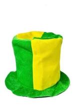 Chapéu Cartola Copa Do Mundo Brasil - 1 Unidade Chapéu Cartola Copa Do Mundo Brasil - 1 Unidade