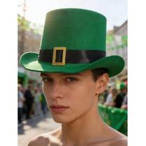 Chapéu Cartola Saint Patrick's Day Irish Leprechaun Chapéu Cartola Saint Patrick's Day Irish Leprechaun
