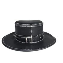 Chapéu Cartola Steampunk Couro Legítimo Para Cosplay Chapéu Cartola Steampunk Couro Legítimo Para Cosplay