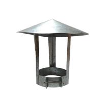 Chapéu Chaminé Galvanizado Fixo 200mm - Volpato, Tamanho: 200mm