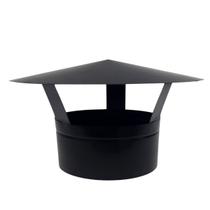 Chapéu Chinês 11 Polegadas Chaminé Churrasqueira Preto Fo