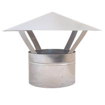 Chapéu Chinês 12 Polegadas Inox 430 Para Chaminé Forno ig