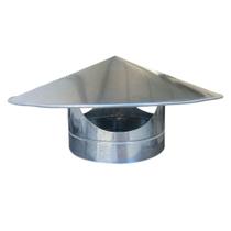Chapéu Chinês Galvanizado 200mm Para Duto de Chaminé, Churrasqueira, Fogão a Lenha Chapéu Chinês Galvanizado 200mm Para Duto de Chaminé, Churrasqueira, Fogão a Lenha