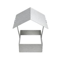 Chapéu Chinês Galvanizado Para Churrasqueira Espetinho