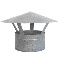 Chapéu Chinês P/ Duto 9 Polegadas, Galvanizado, Forno Iglu Chapéu Chinês P/ Duto 9 Polegadas, Galvanizado, Forno Iglu