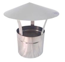 Chapéu Chinês Para Chaminé 8 Polegadas Inox 430 Brilhante