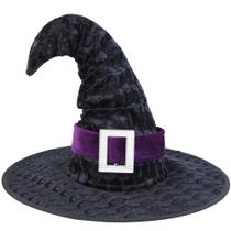 Chapeu Cinto D Bruxa Halloween Preto 26x40cm 29004094