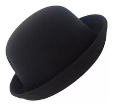 Chapeu Coco Feltro Estilo Retro La Moda Feminina