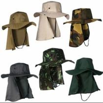 Chapéu Com Proteção De Pescoço Australiano Poliéster