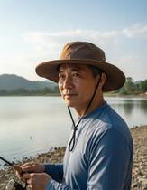 Chapéu Com Proteção Solar Para Pesca