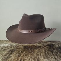 Chapéu Country Aba 8 Veludo Unissex Gustavo Lima Rodeio