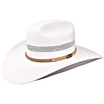 Chapéu Country Americano Branco ventilado com Strass unissex Chapéu Country Americano Branco ventilado com Strass unissex