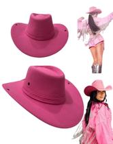 Chapéu Country Ana Castela Boiadereira Rodeio Cowboy Sertanejo Vaquejada Feminino Moda Fashion ROSA