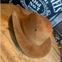 Chapéu Country Caramelo de Camurça Emborrachado Rodeio Vaquejada Chapéu Country Caramelo de Camurça Emborrachado Rodeio Vaquejada