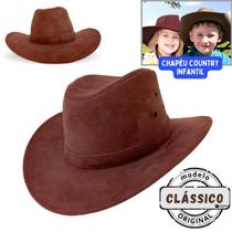 Chapeu Country Clássico Cowboy Peão Boiadeiro Americano Sertanejo Barretos Vaqueiro Camurça Premium Infantil Tradicional Chapeu Country Clássico Cowboy Peão Boiadeiro Americano Sertanejo Barretos Vaqueiro Camurça Premium Infantil Tradicional