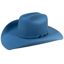 Chapeu Country Colorido Feltro Azul Claro Cury Chapeu Country Colorido Feltro Azul Claro Cury