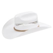 Chapéu Country Copa Trabalhada Americano Twister Branco - Mundial 18860