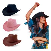 Chapeu Country Cowboy Feminino Peão Boiadeira Vaqueiro Top Chapeu Country Cowboy Feminino Peão Boiadeira Vaqueiro Top