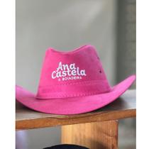 Chapéu Country Feminino Bordado ANA CASTELA Adulto Juvenil Camurça Sertanejo Cowboy Rodeio Chapéu Country Feminino Bordado ANA CASTELA Adulto Juvenil Camurça Sertanejo Cowboy Rodeio