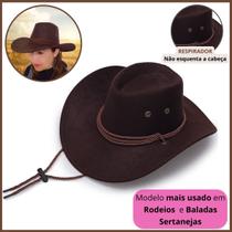 Chapeu Country Feminino Cowgirl Rodeio Sertanejo Boiadeira Cowboy Americano Premium