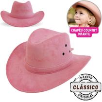Chapeu Country Infantil Cowboy Menino Menina Festa Peão Boiadeira Vaqueiro Barretos
