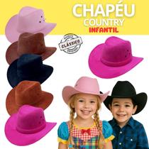 Chapéu Country Infantil Criança Cowboy Festa Junina São João Rodeio Barretos Sertanejo PEGWEB Chapéu Country Infantil Criança Cowboy Festa Junina São João Rodeio Barretos Sertanejo PEGWEB