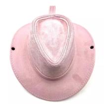 Chapéu Country Infantil Unissex Rosa Claro, Preto ou Marrom para Festas, Rodeios e Estilo Cowboy Chapéu Country Infantil Unissex Rosa Claro, Preto ou Marrom para Festas, Rodeios e Estilo Cowboy