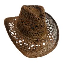Chapéu Country Marrom Sertanejo Rodeio Shows Peão Cowboy Unissex