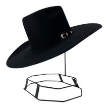 Chapéu Country Pralana Farmer Preto Carneira Em Couro Lã Premium Para Cavalgada R:12409 Chapéu Country Pralana Farmer Preto Carneira Em Couro Lã Premium Para Cavalgada R:12409
